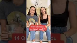 14 Questions You Should Ask Your BFF #shorts #quiz #twins