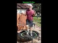 My mini-trampoline is a great workout and its fun!