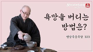 욕망을 버리는 방법은? 쉽게 버려지지 않습니다.ㅣ명상 즉문즉답 323회ㅣ혜안스님