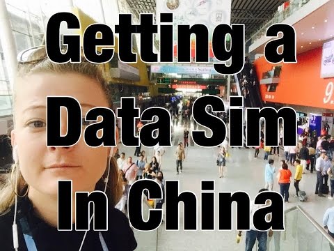 Getting a Data Sim Card in China Getting a Data Sim Card in China