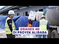 Aplikasi Bekaert Dramix 4D untuk Slab on Ground - Proyek Alibaba