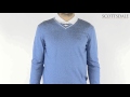 Hugo Boss Cyprus V-Neck Sweater Open Blue