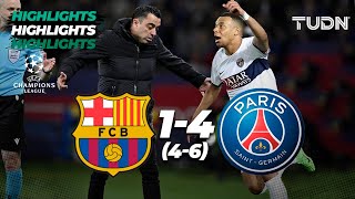 HIGHLIGHTS - Barcelona 1(4)-(6)4 PSG | UEFA Champions League 2023/24 - 4tos | TUDN