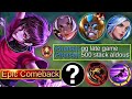 HOW TO COMEBACK IN LATE GAME AGAINST 500 STACK HYPER ALDOUS USING DYRROTH | MYTHIC GLORY RANK - MLBB