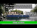 Free River Thames Fishing Parking Good Access Between Molesey & Hurst #barbel #Carp #Roach #Perch