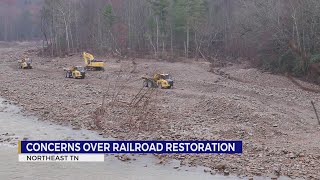 Local officials weigh in on CSX rail work in Nolichucky