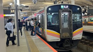 E129系　新潟駅到着