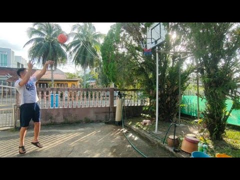 Budget Homemade Basketball Hoop Part 2 自制篮球架 Pt2 - YouTube