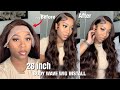 *DETAILED* GLUELESS WIG INSTALL | 26 INCH BODY WAVE HAIR | Tinashe Hair