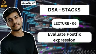 Postfix Evaluation || Stacks || DSA || In Telugu #dsa #codingintelugu #stack #leetcode #java