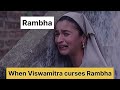 apsara rambha s curse story of sage vishwamitra and a cow