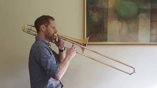 Arbans Exercise 13 - Dotted Eighth and Sixteenth Notes - Trombone