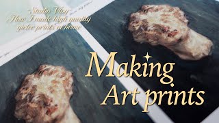 How I made Giclée prints ✦ Art Vlog