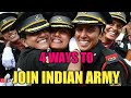 Four ways to join Indian Army as Officer || Regular Graduates or NCC Cadets