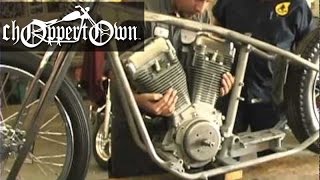 Kutty Noteboom installs his Baker Drivetrain (Choppertown motorcycle movie)