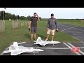 Freewing F-22's Outrunner versus Inrunner Pilot Ryan and Bobby K