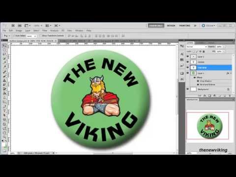 photoshop techniques: create a button badge photoshop techniques: create a button badge
