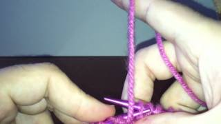 How to P2TOG Left Handed (Purl Two Together) - Continental