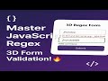 Form Validation with JavaScript Regular Expressions | JavaScript Regex for Beginners