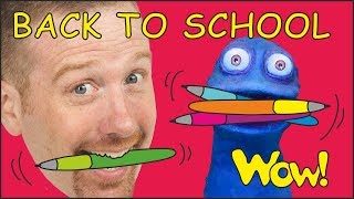 Back to School with Steve and Maggie | Speak English with Stories for Kids | Wow English TV