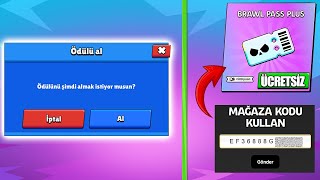 ÜCRETSİZ BRAWL PASS PLUS VEREN LINK VE DÜKKAN KODU! (SINIRLI SAYIDA) Brawl Stars