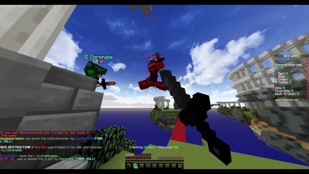 Bedwars Getting Kills Youtube