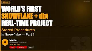 Stored Procedures in Snowflake Part 1 | Time Variant #Snowflake #StoredProcedures
