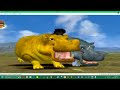 ANIMAL KAISER 2 - THE KING OF ANIMALS = HIPPO LARRY TEST 1   -  play! emulator  - 4k uhq  2024