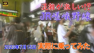 【大混雑？】JR嵯峨野線に乗ってみた　2023年7月15日