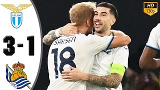 Lazio vs Real Sociedad 3-1 Highlights \u0026 All Goals 2025 HD