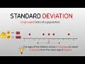 Population Standard deviation for individual series data (Ungrouped data) #sigma #maths #statistics