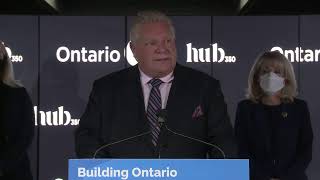 Premier Ford makes an announcement in Kanata | Oct 26