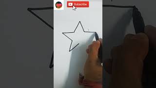 Christmas Star 🌟 Drawing (Very Easy) #shorts #ashortaday Canvassing Passion