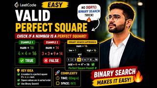 Valid Perfect Square | LeetCode Easy | Binary Search | C++