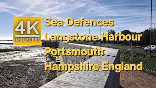 Weekly Walk Solent Way Sea Defences, Langstone Harbour, Portsmouth, Hampshire, England | Oct 2024