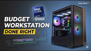 THE Budget Workstation PC in 2025 is Intel! – Core Ultra 7 265KF Build