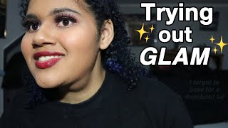 Doing glam makeup for the first time | grwm