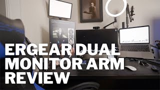 ErGear Dual Monitor Arm Unboxing and Review (Only $50 on Amazon)