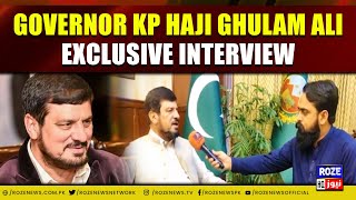 Governor KP Haji Ghulam Ali - Exclusive Interview | Roze News