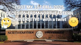 I Got My Decision from Northeastern University Boston! | Fall 2025 | Admit/Reject? | MS in USA