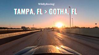 Tampa to Orlando 4K Scenic Drive | Florida Highway POV (No Talking)