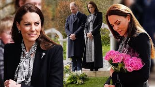 Kate and William visit Aberfan, where a landslide killed 116 students