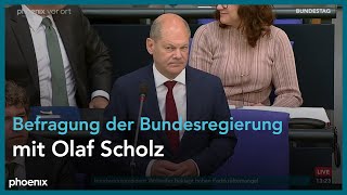 46. Sitzung des Deutschen Bundestages: Regierungsbefragung mit Bundeskanzler Scholz