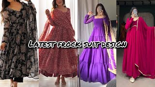 Party Wear Frock Suit Heavy Design for Summer 2024 | girls ke stylish summer Frock Suit design 2024