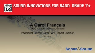 A Carol Francais arr. Robert Sheldon - Score & Sound