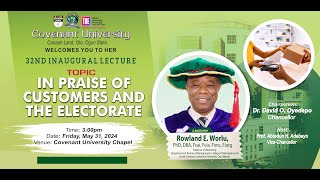 32ND INAUGURAL LECTURE COVENANT UNIVERSITY