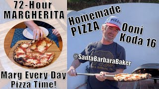 72-HOUR Pizza Margherita in an Ooni Koda 16 Outdoor Pizza Oven