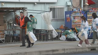 大宮駅周辺で繁華街の環境浄化パトロール／埼玉県