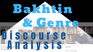 Class 5: Genre from both an SFL and a Bakhtinian perspective