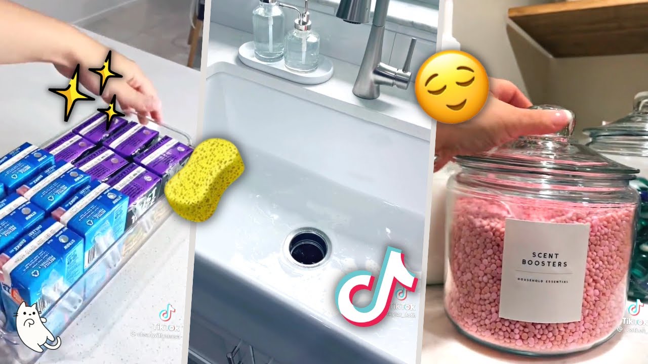 Satisfying Cleaning Organizing Tiktok Videos Cleantok Tiktok
